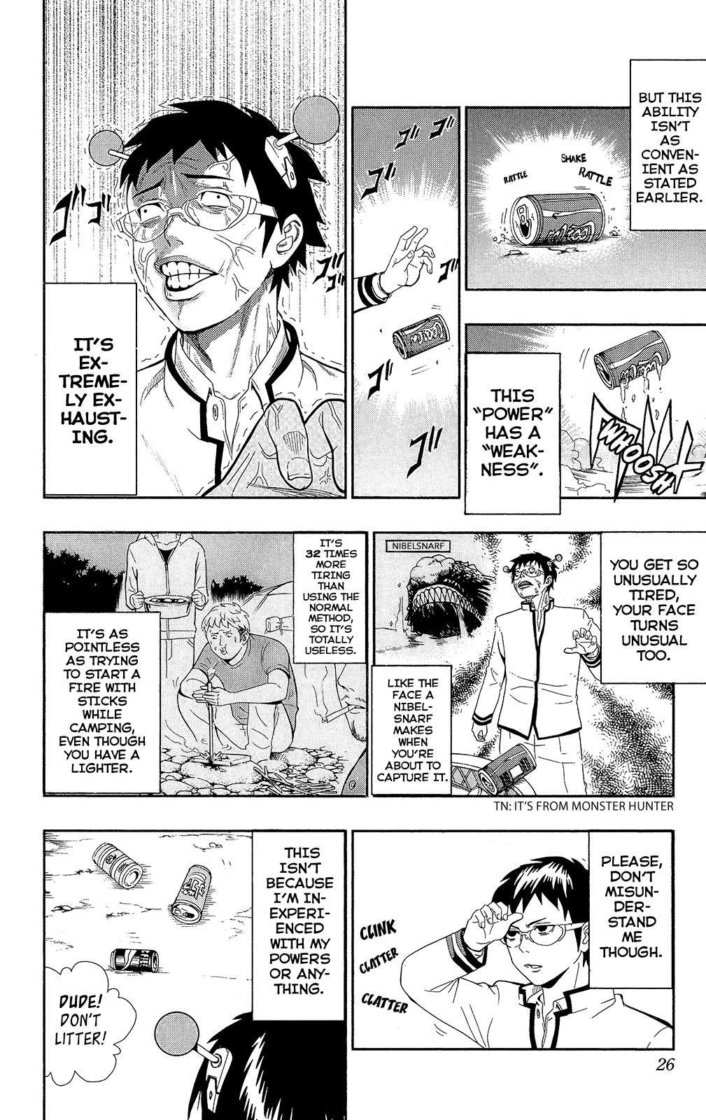 Saiki Kusuo no Sainan Chapter 0.2 page 5 - Chapter 0.2: Telekinesis