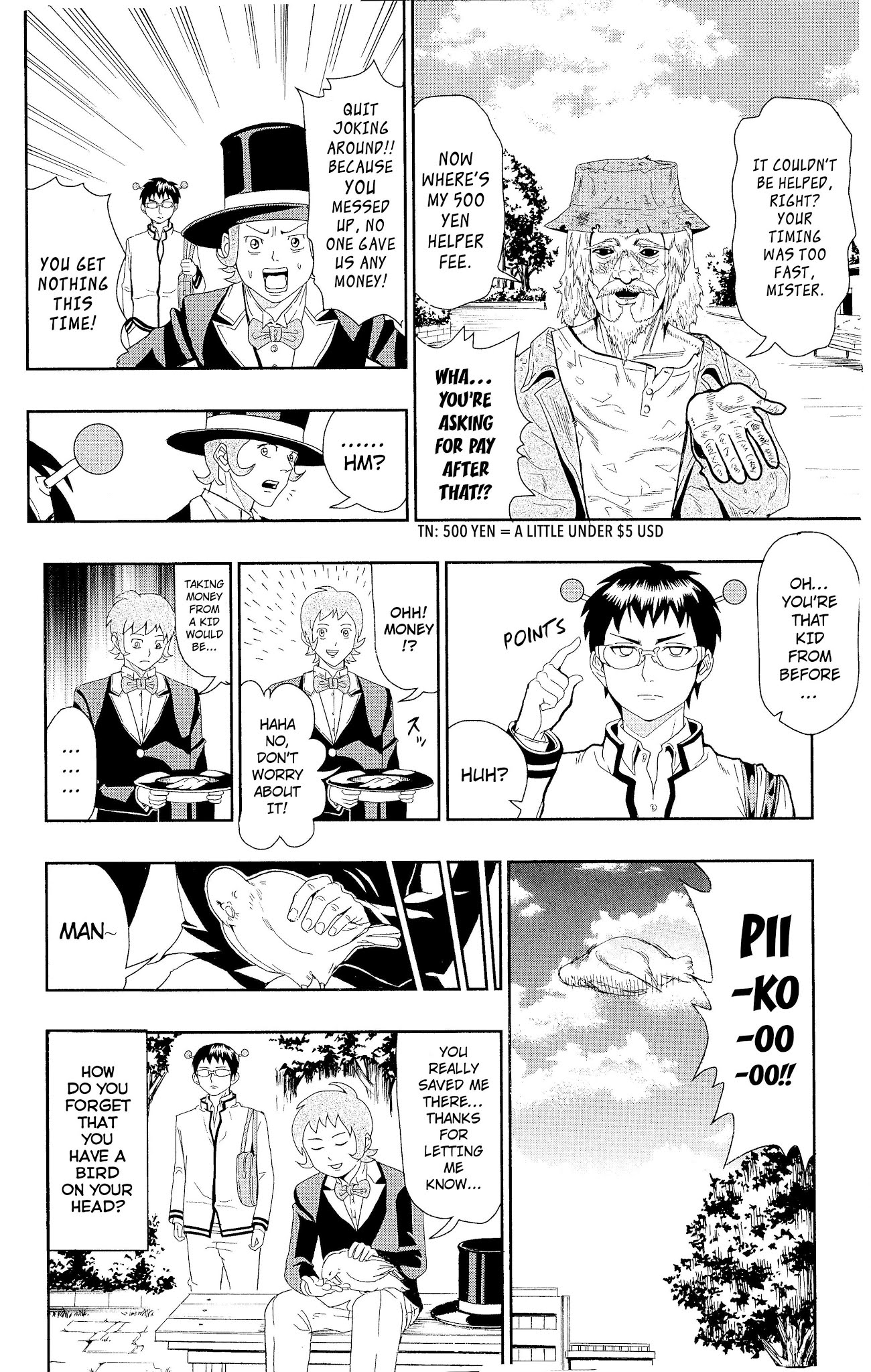 Saiki Kusuo no Sainan Chapter 0.3 page 13 - Chapter 0.3: X-Ray Vision