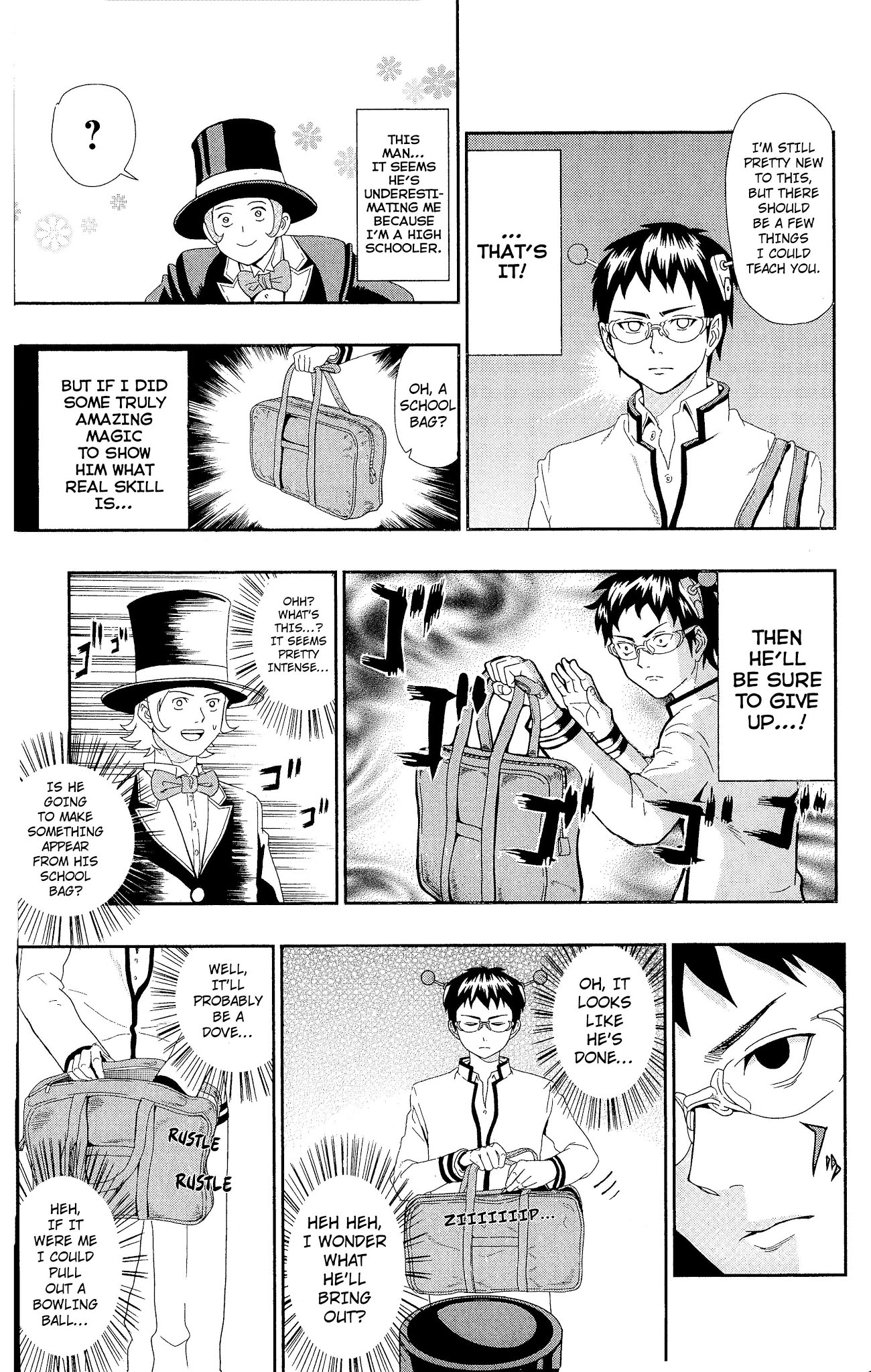 Saiki Kusuo no Sainan Chapter 0.3 page 16 - Chapter 0.3: X-Ray Vision