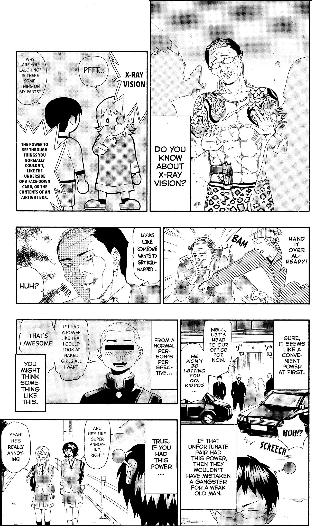 Saiki Kusuo no Sainan Chapter 0.3 page 4 - Chapter 0.3: X-Ray Vision