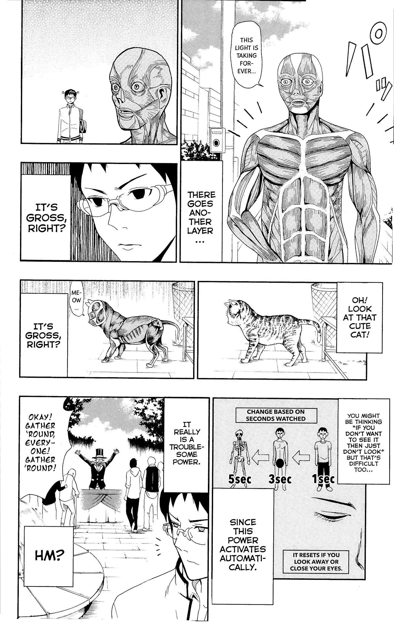 Saiki Kusuo no Sainan Chapter 0.3 page 7 - Chapter 0.3: X-Ray Vision