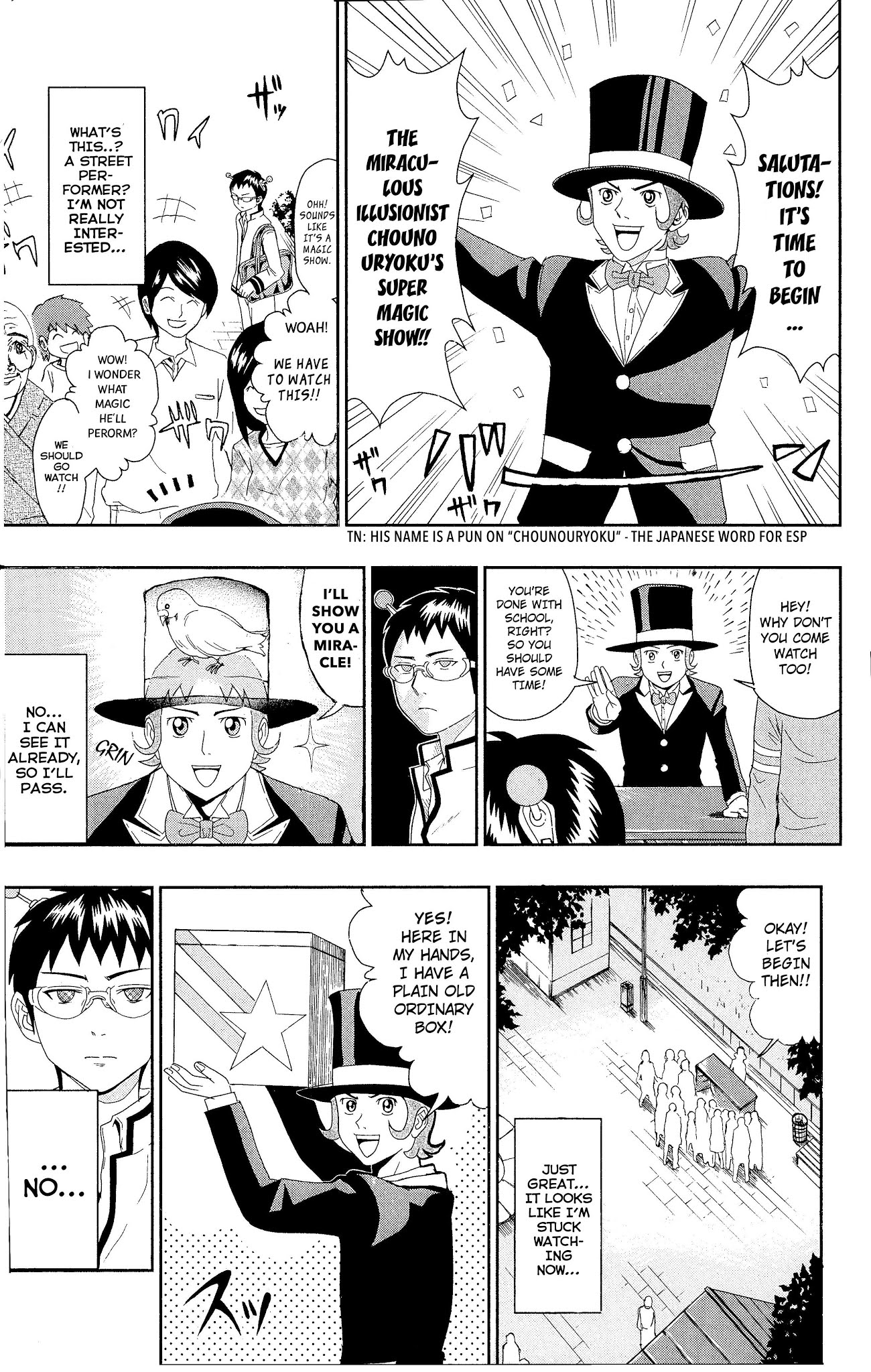 Saiki Kusuo no Sainan Chapter 0.3 page 8 - Chapter 0.3: X-Ray Vision