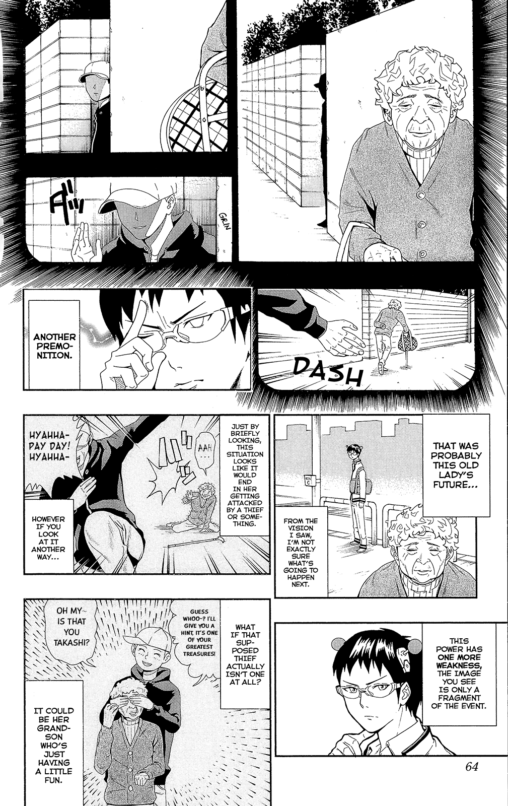 Saiki Kusuo no Sainan Chapter 0.4 page 7 - Chapter 0.4: Precognition