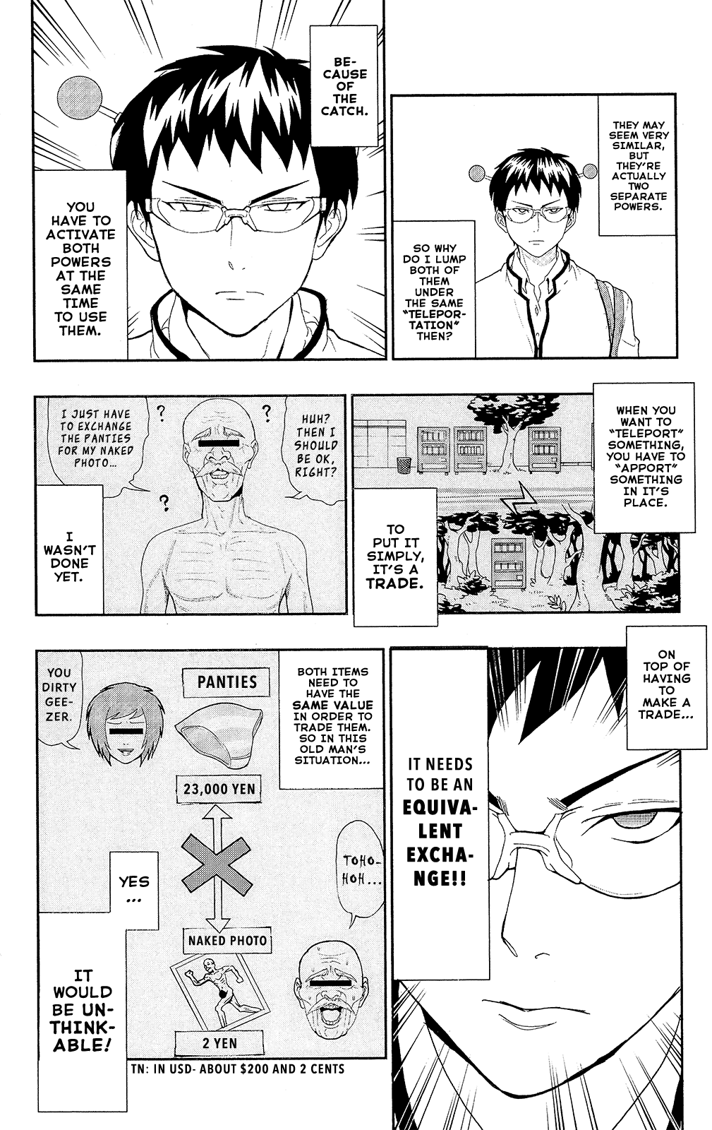 Saiki Kusuo no Sainan Chapter 0.5 page 5 - Chapter 0.5: Teleportation