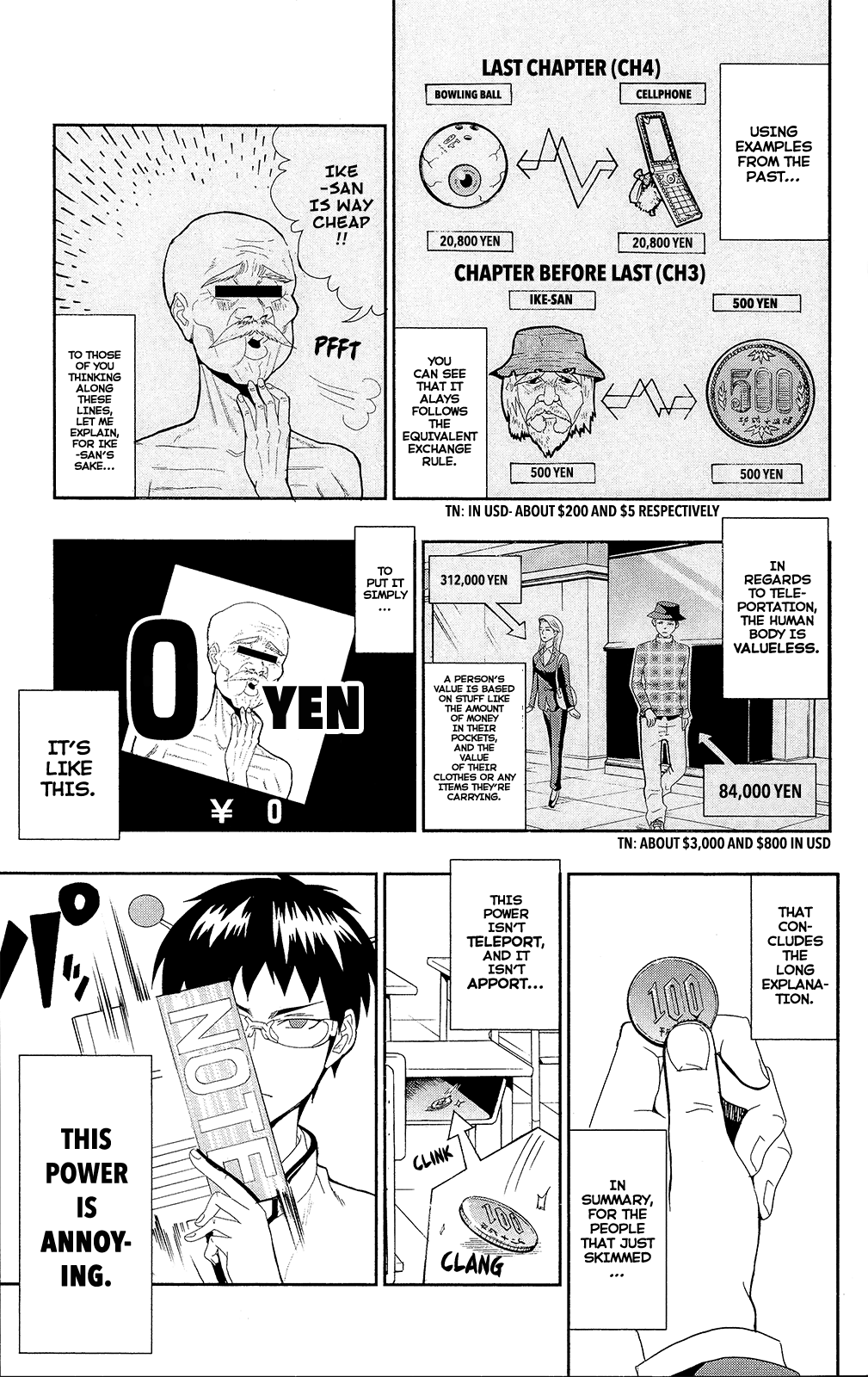 Saiki Kusuo no Sainan Chapter 0.5 page 6 - Chapter 0.5: Teleportation
