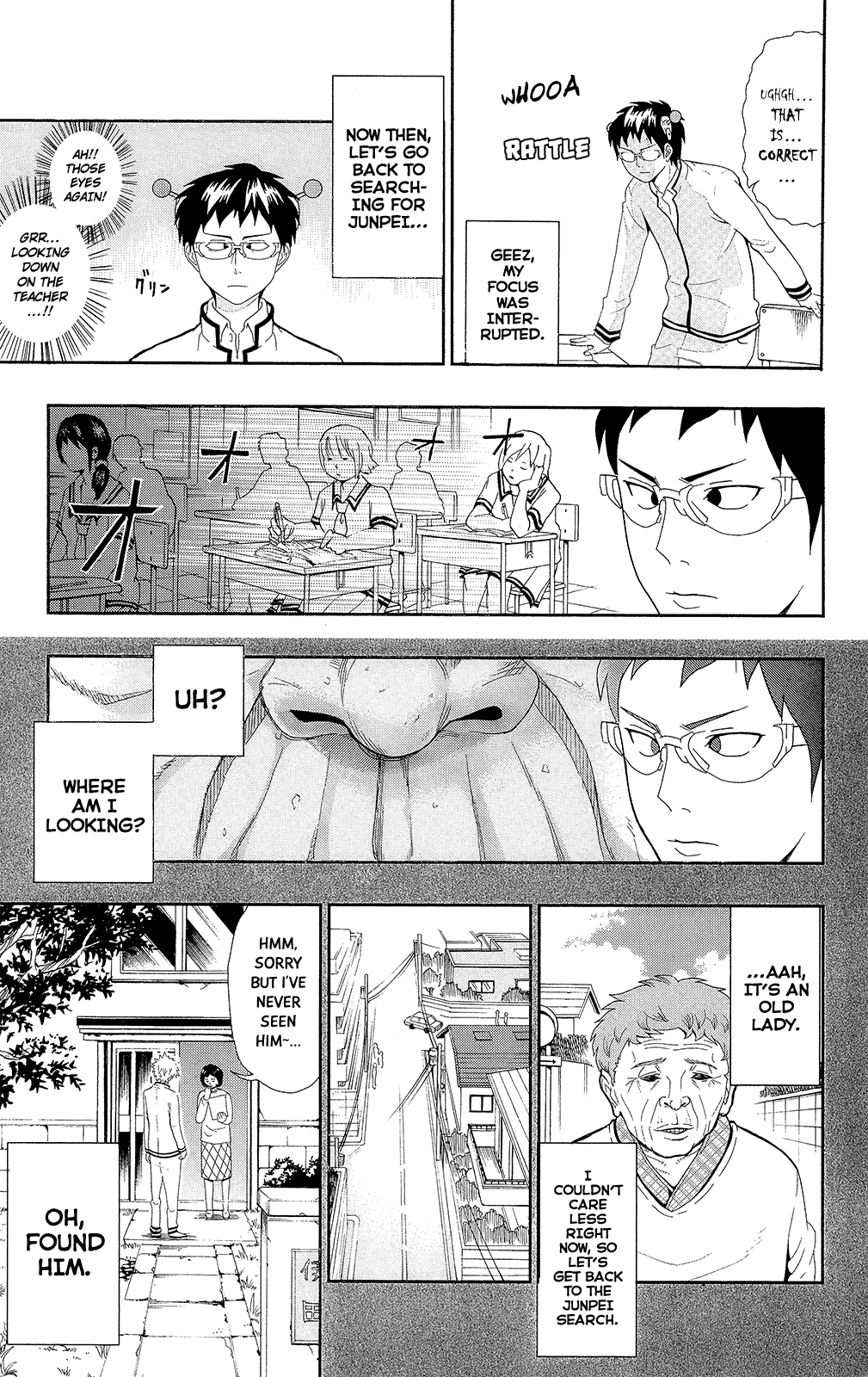 Saiki Kusuo no Sainan Chapter 0.6 page 10 - Chapter 0.6: Clairvoyance