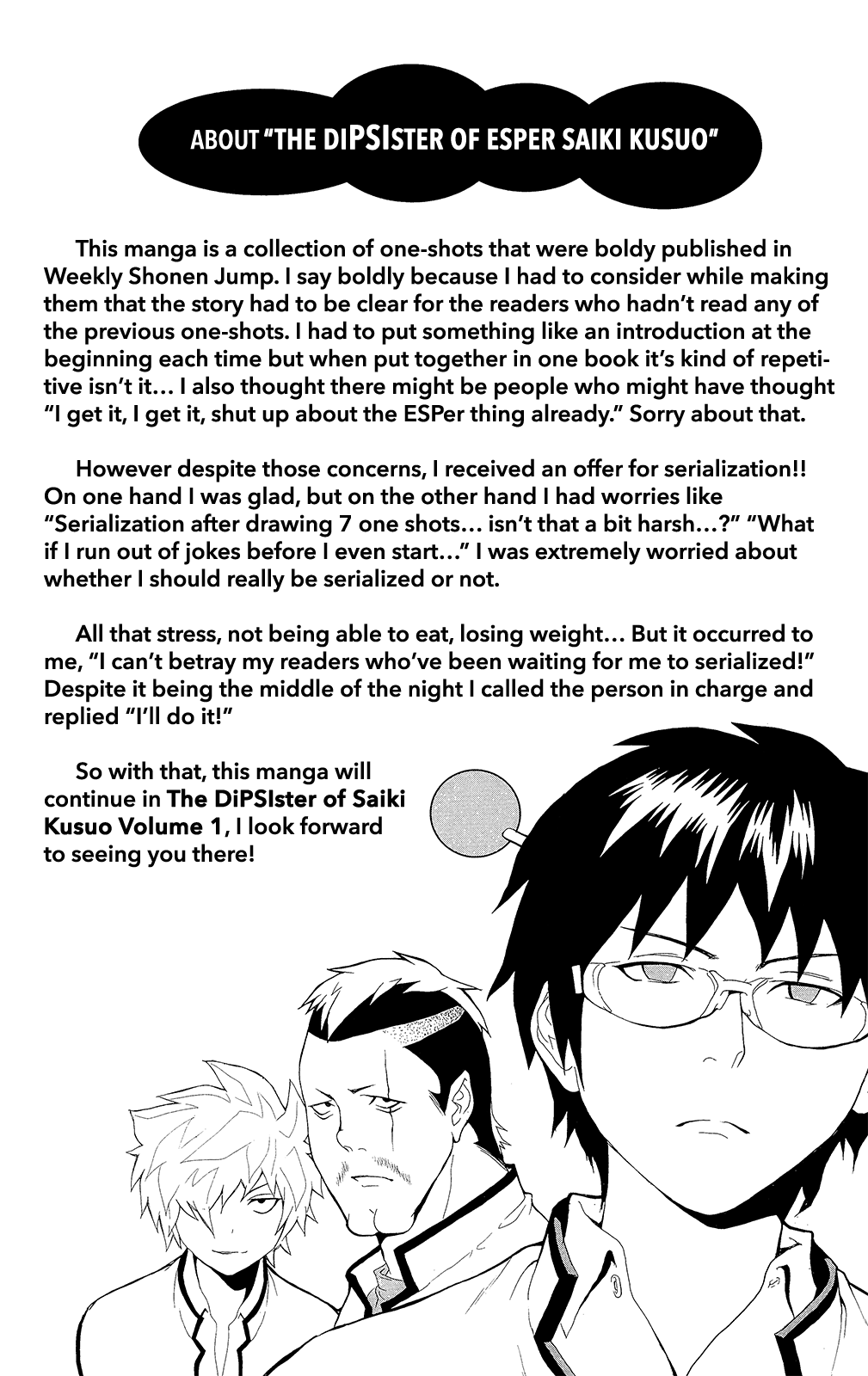 Saiki Kusuo no Sainan Chapter 0.7 page 25 - Chapter 0.7: Astral Projection