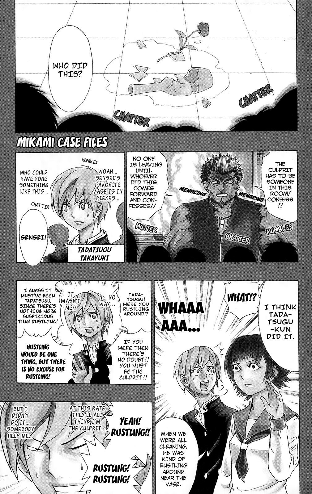 Saiki Kusuo no Sainan Chapter 0.8 page 2 - Chapter 0.8: Omake: Mikami Case Files