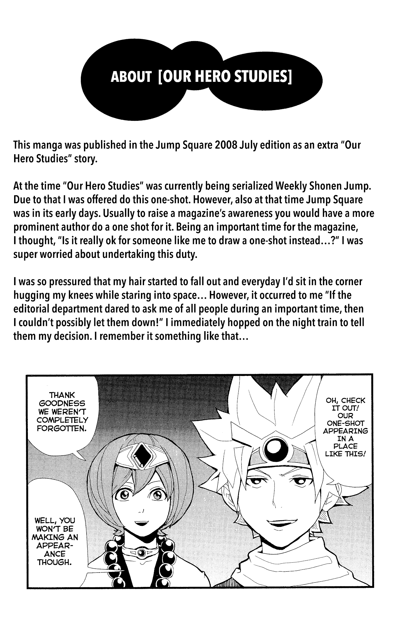 Saiki Kusuo no Sainan Chapter 0.9 page 3 - Chapter 0.9: Omake: Our Hero Studies