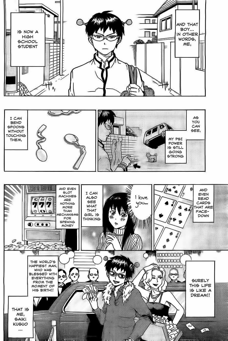 Saiki Kusuo no Sainan Chapter 1 page 10 - Chapter 1: The Disaster of a Psi User