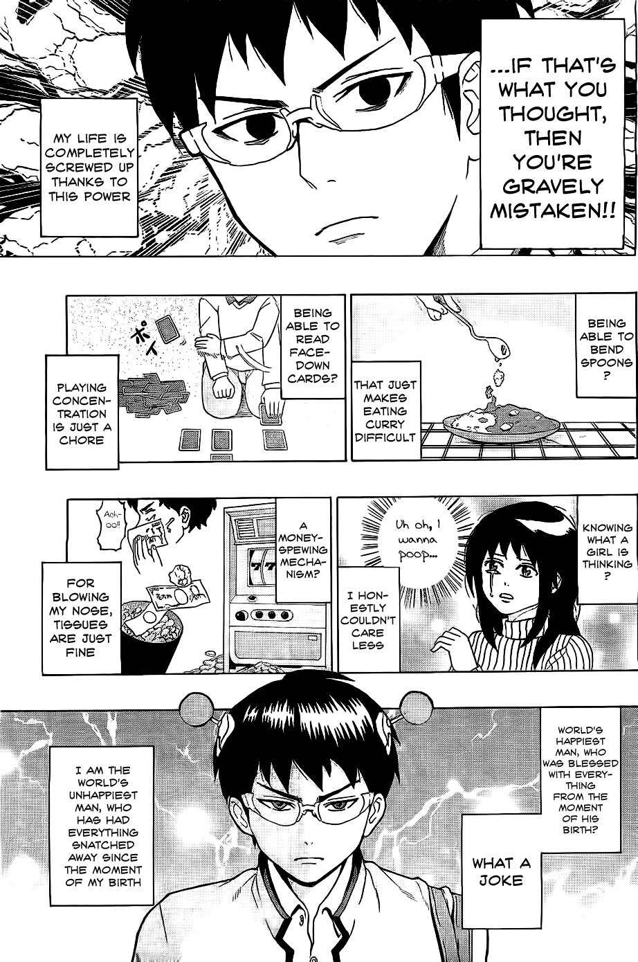 Saiki Kusuo no Sainan Chapter 1 page 11 - Chapter 1: The Disaster of a Psi User