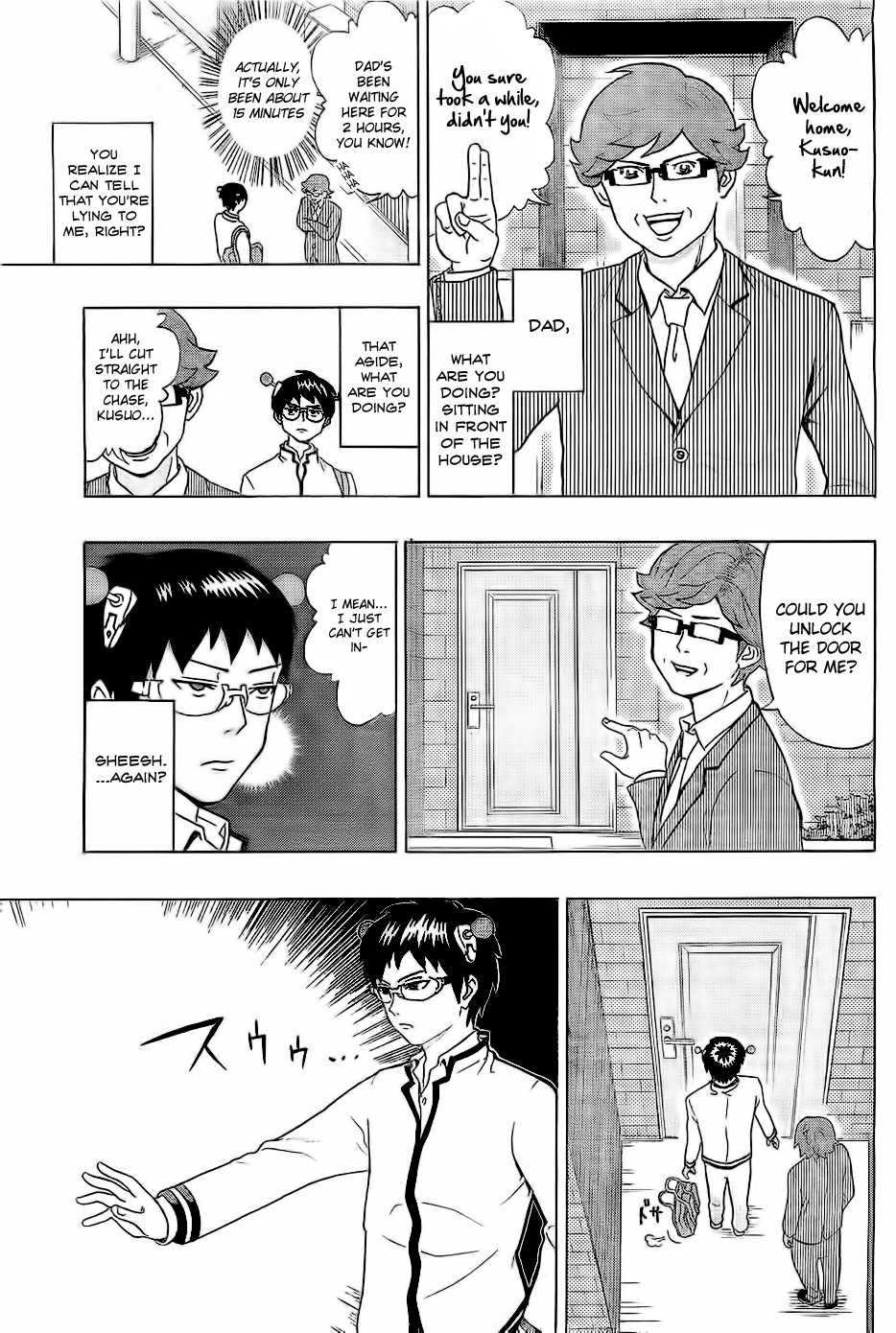 Saiki Kusuo no Sainan Chapter 1 page 15 - Chapter 1: The Disaster of a Psi User