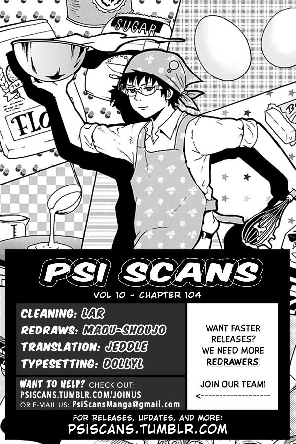 Saiki Kusuo no Sainan Chapter 104 page 1 - Chapter 104 : The Mad PSIentist Appears! Part 2