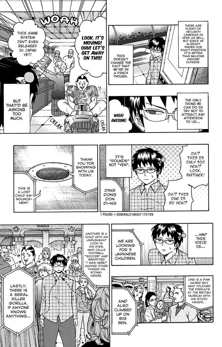 Saiki Kusuo no Sainan Chapter 106 page 13 - Chapter 106 : ExPSItreme Dash! Battle of Abilities!