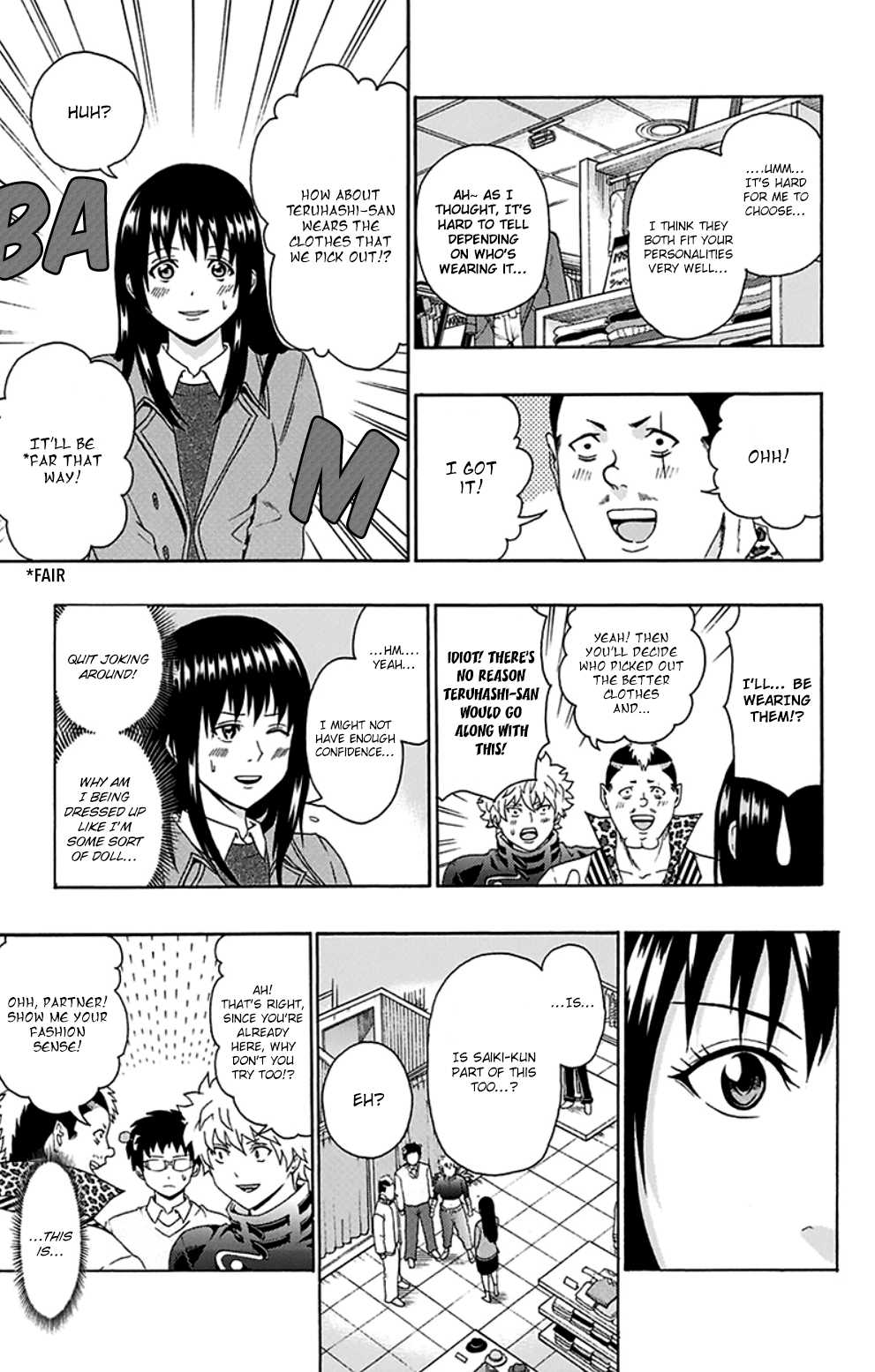 Saiki Kusuo no Sainan Chapter 127.3 page 10 - Chapter 127 v3 : Fashion PSInce: Out of Stock