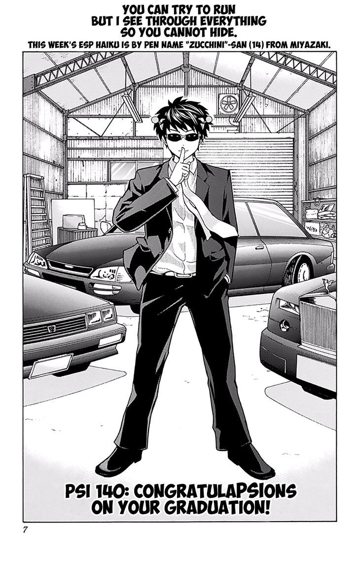 Saiki Kusuo no Sainan Chapter 140 page 9 - Chapter 140 : CongratulaPSIons on Your Graduation!