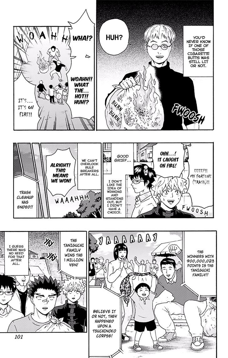 Saiki Kusuo no Sainan Chapter 145 page 16 - Chapter 145 : RePSIcle! Trash Cleanup Competition