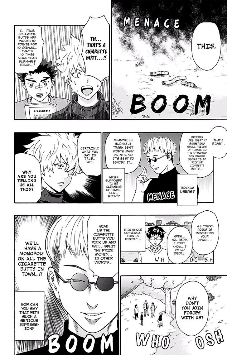 Saiki Kusuo no Sainan Chapter 145 page 9 - Chapter 145 : RePSIcle! Trash Cleanup Competition