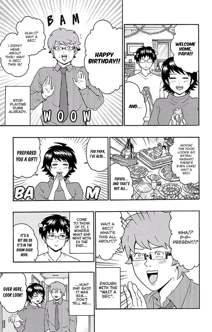 Saiki Kusuo no Sainan Chapter 146 page 12 - Chapter 146 : Gifts From a SenPSIble Wife & a Gifted Man