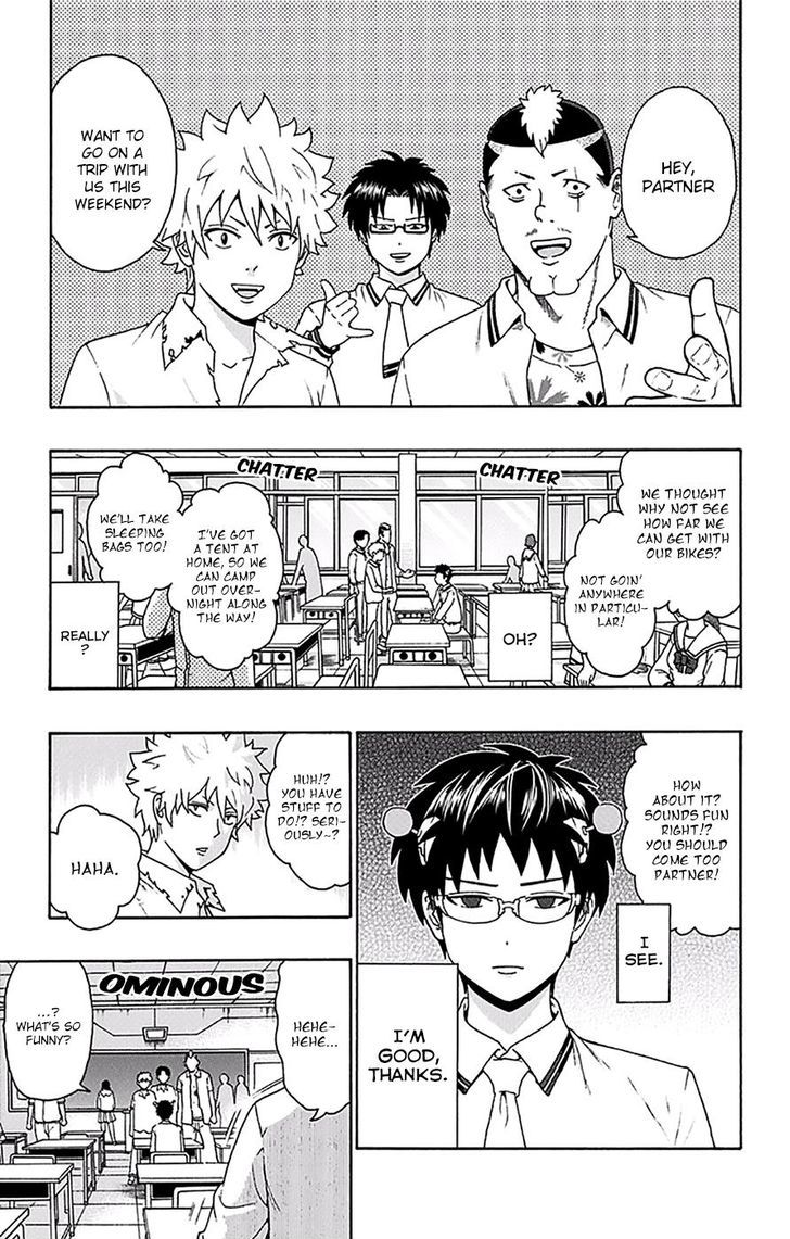 Saiki Kusuo no Sainan Chapter 151 page 12 - Chapter 151 : The PSIko Corporation's Extravagant Cruise