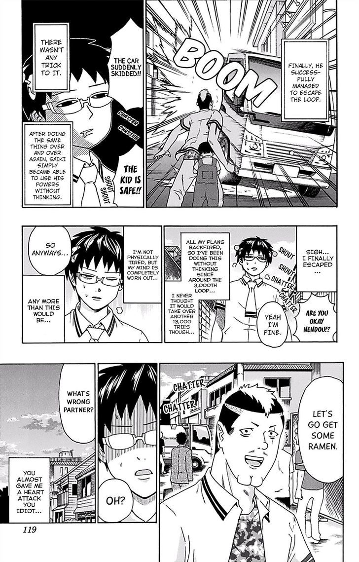 Saiki Kusuo no Sainan Chapter 157 page 16 - Chapter 157 : PSIcond Round! Time Leap