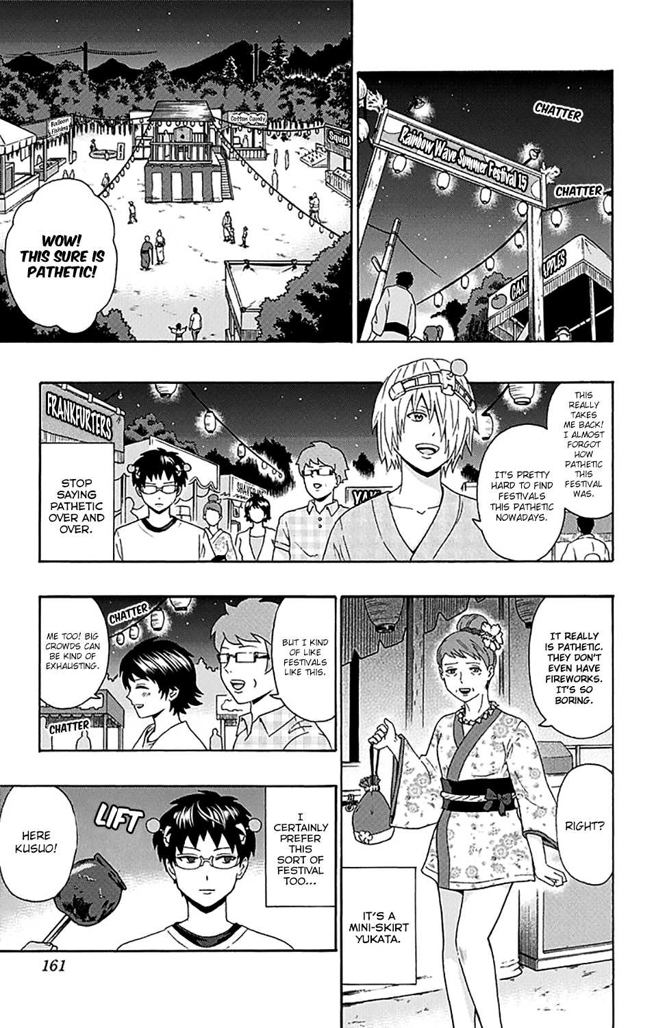 Saiki Kusuo no Sainan Chapter 160 page 10 - Chapter 160 : PSIki Family Gathering!!