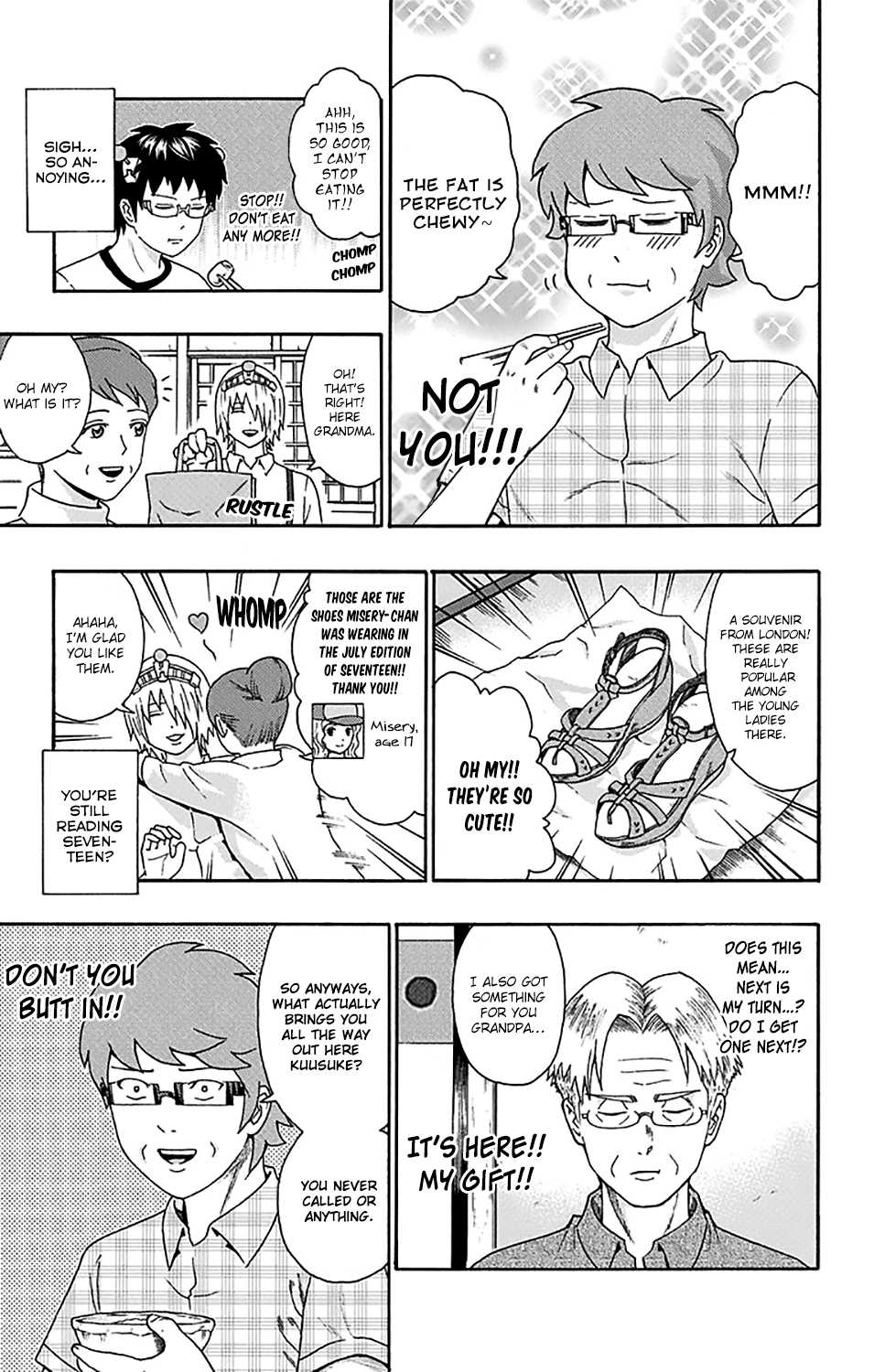 Saiki Kusuo no Sainan Chapter 160 page 6 - Chapter 160 : PSIki Family Gathering!!
