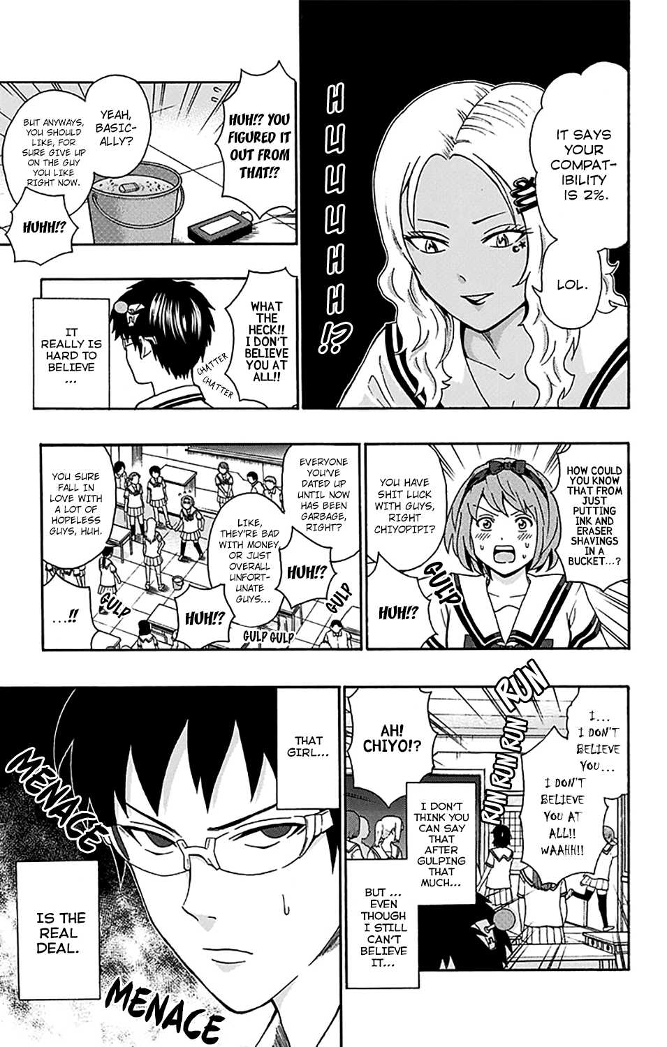 Saiki Kusuo no Sainan Chapter 162 page 17 - Chapter 162 : PSIuper Annoying! A totally bad news transfer student appears!