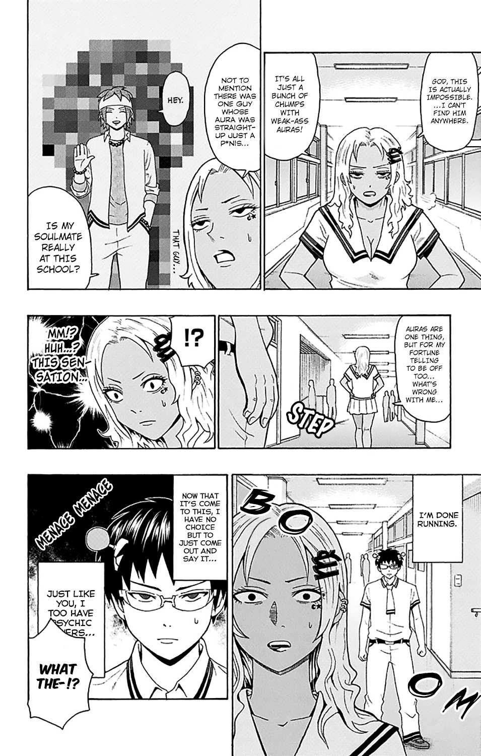 Saiki Kusuo no Sainan Chapter 163 page 13 - Chapter 163 : Slip Past the Aura PSIght!
