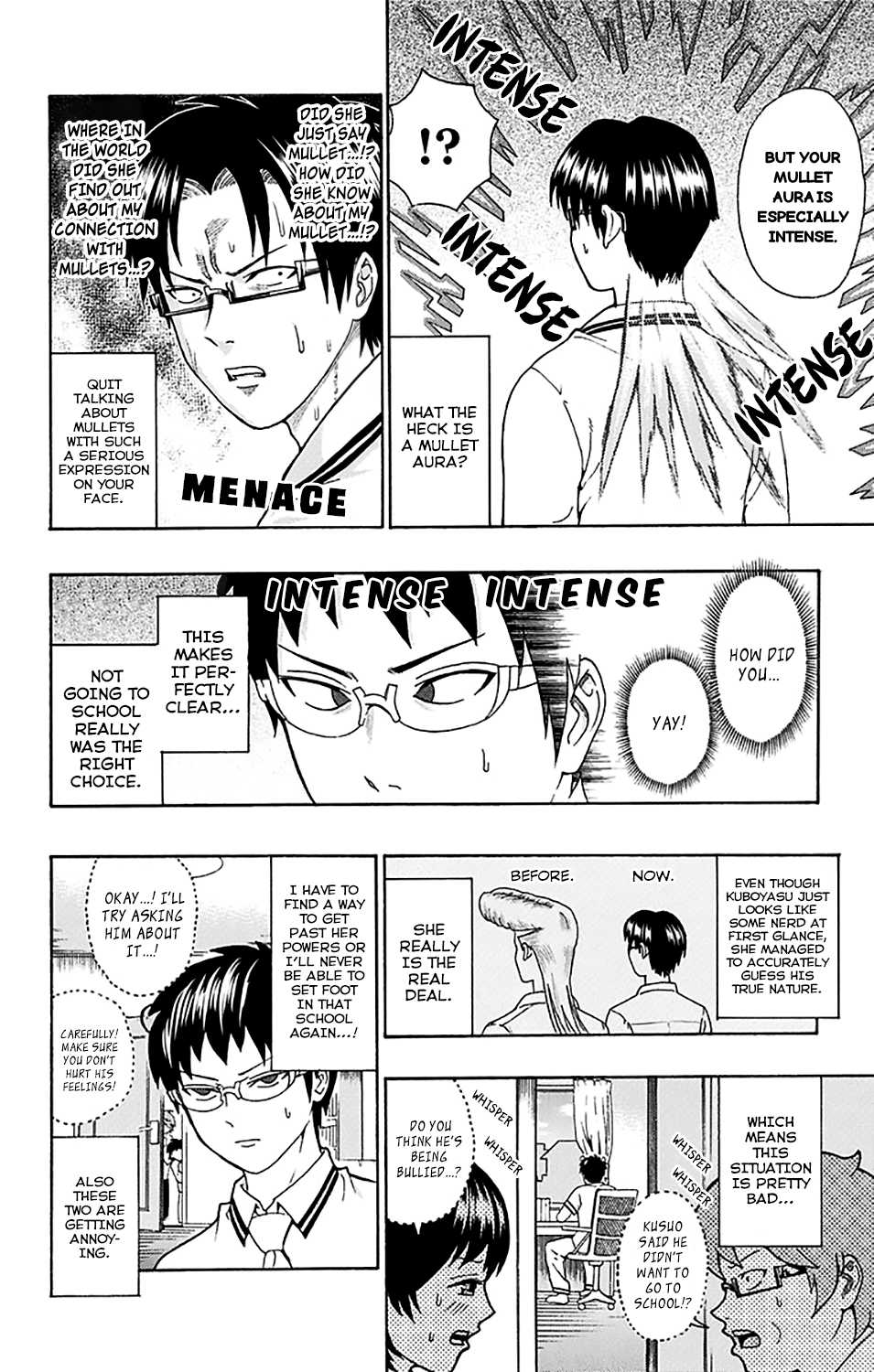 Saiki Kusuo no Sainan Chapter 163 page 7 - Chapter 163 : Slip Past the Aura PSIght!