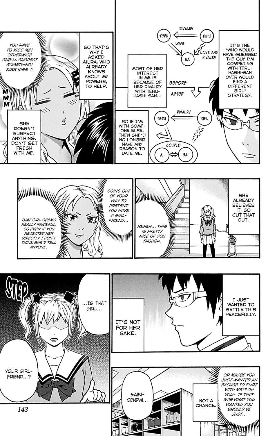Saiki Kusuo no Sainan Chapter 181 page 10 - Chapter 181: Heart Pounding RelaPSIonship Announcement