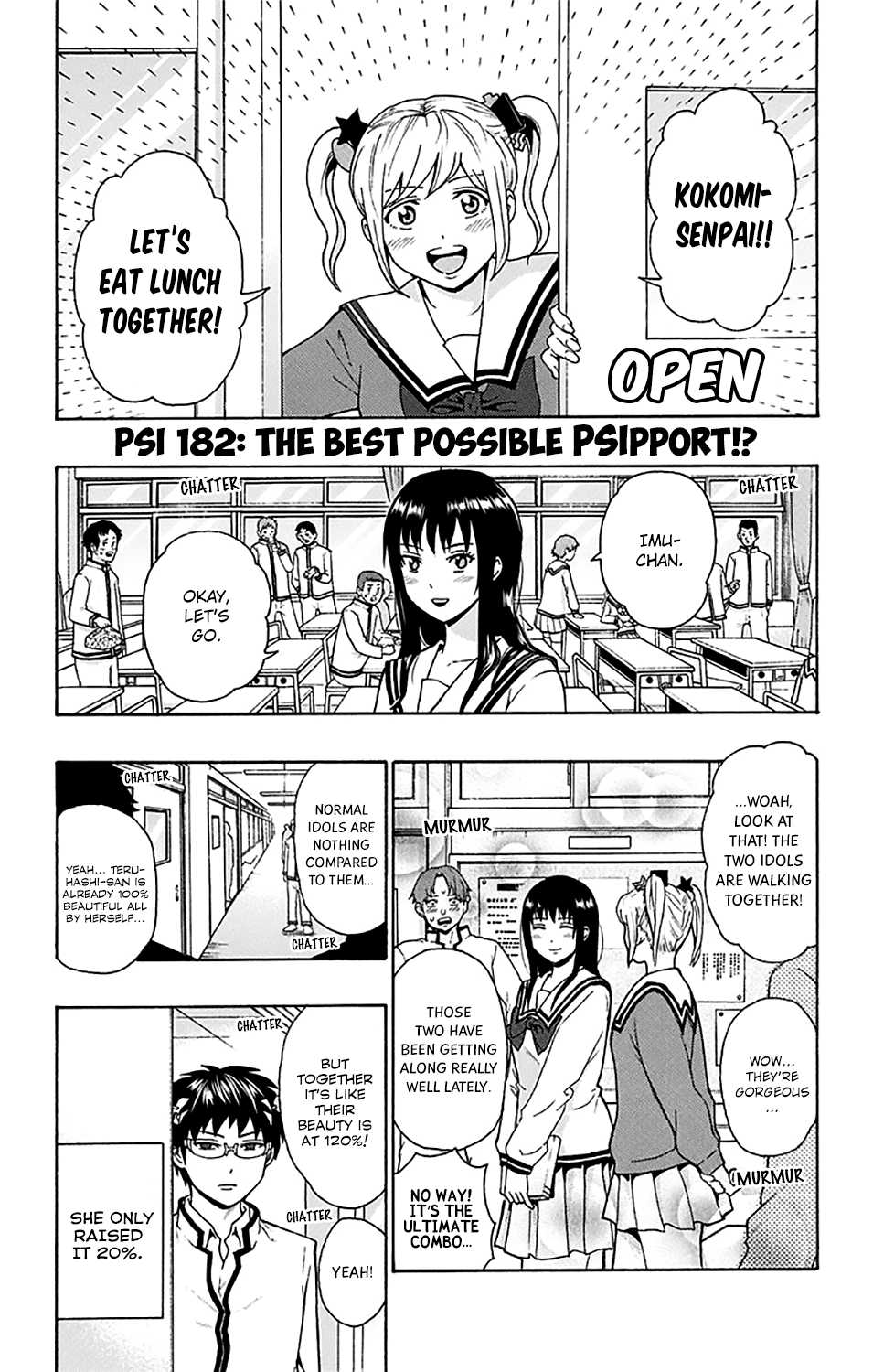 Saiki Kusuo no Sainan Chapter 182 page 2 - Chapter 182: The Best Possible PSIpport!?