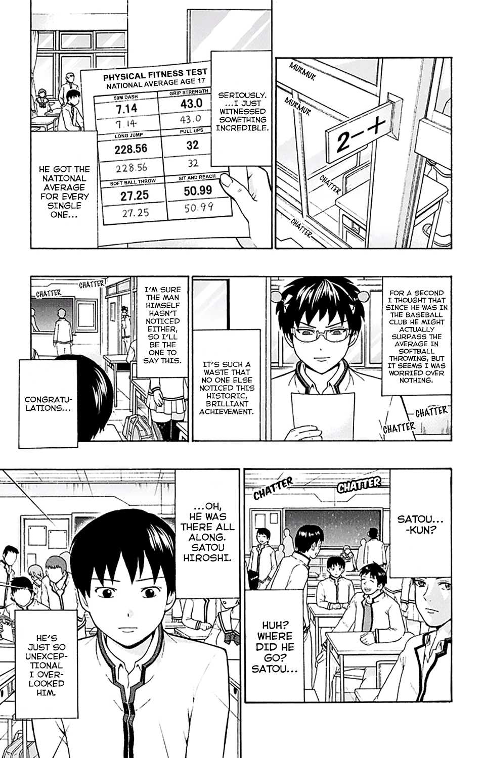 Saiki Kusuo no Sainan Chapter 184 page 11 - Chapter 184: The DiPSIster of Satou Hiroshi