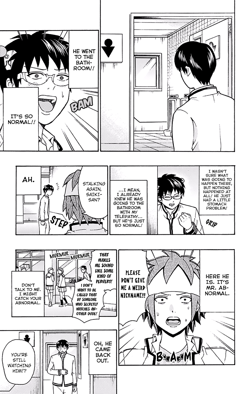 Saiki Kusuo no Sainan Chapter 184 page 13 - Chapter 184: The DiPSIster of Satou Hiroshi