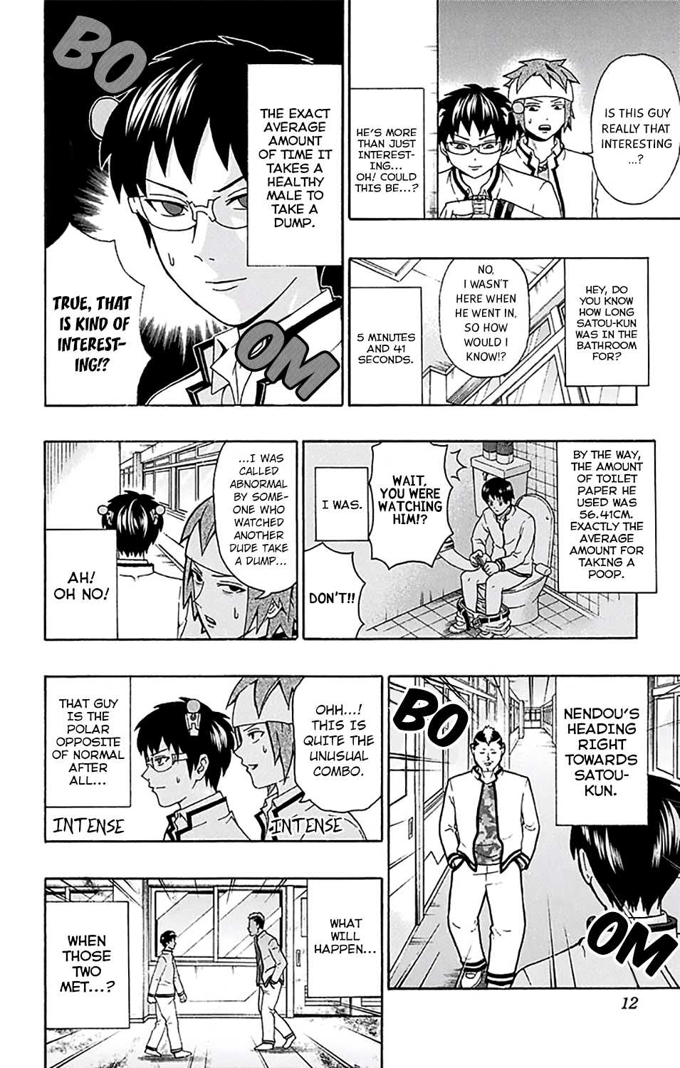 Saiki Kusuo no Sainan Chapter 184 page 14 - Chapter 184: The DiPSIster of Satou Hiroshi