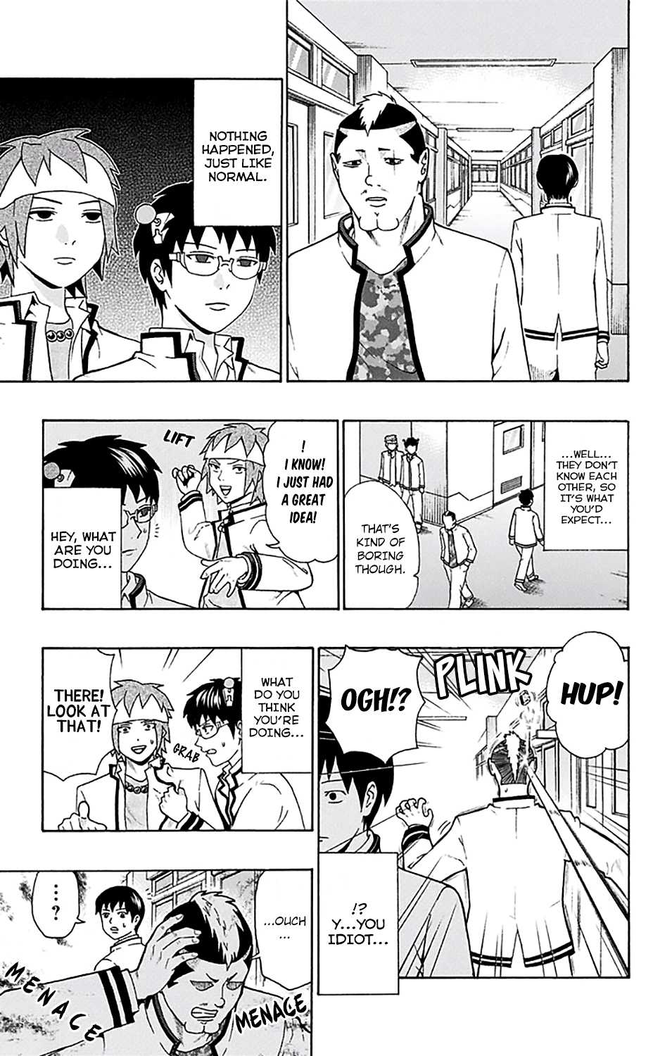 Saiki Kusuo no Sainan Chapter 184 page 15 - Chapter 184: The DiPSIster of Satou Hiroshi