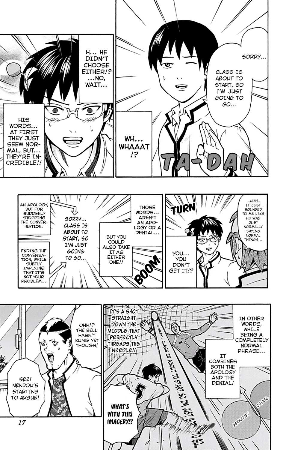 Saiki Kusuo no Sainan Chapter 184 page 19 - Chapter 184: The DiPSIster of Satou Hiroshi