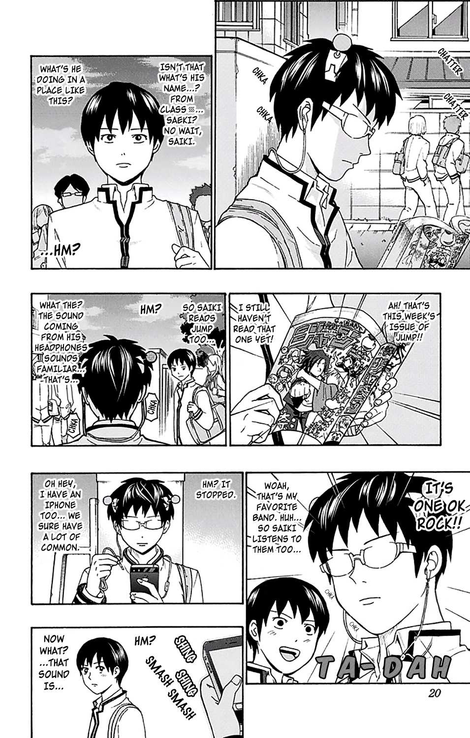 Saiki Kusuo no Sainan Chapter 184 page 22 - Chapter 184: The DiPSIster of Satou Hiroshi