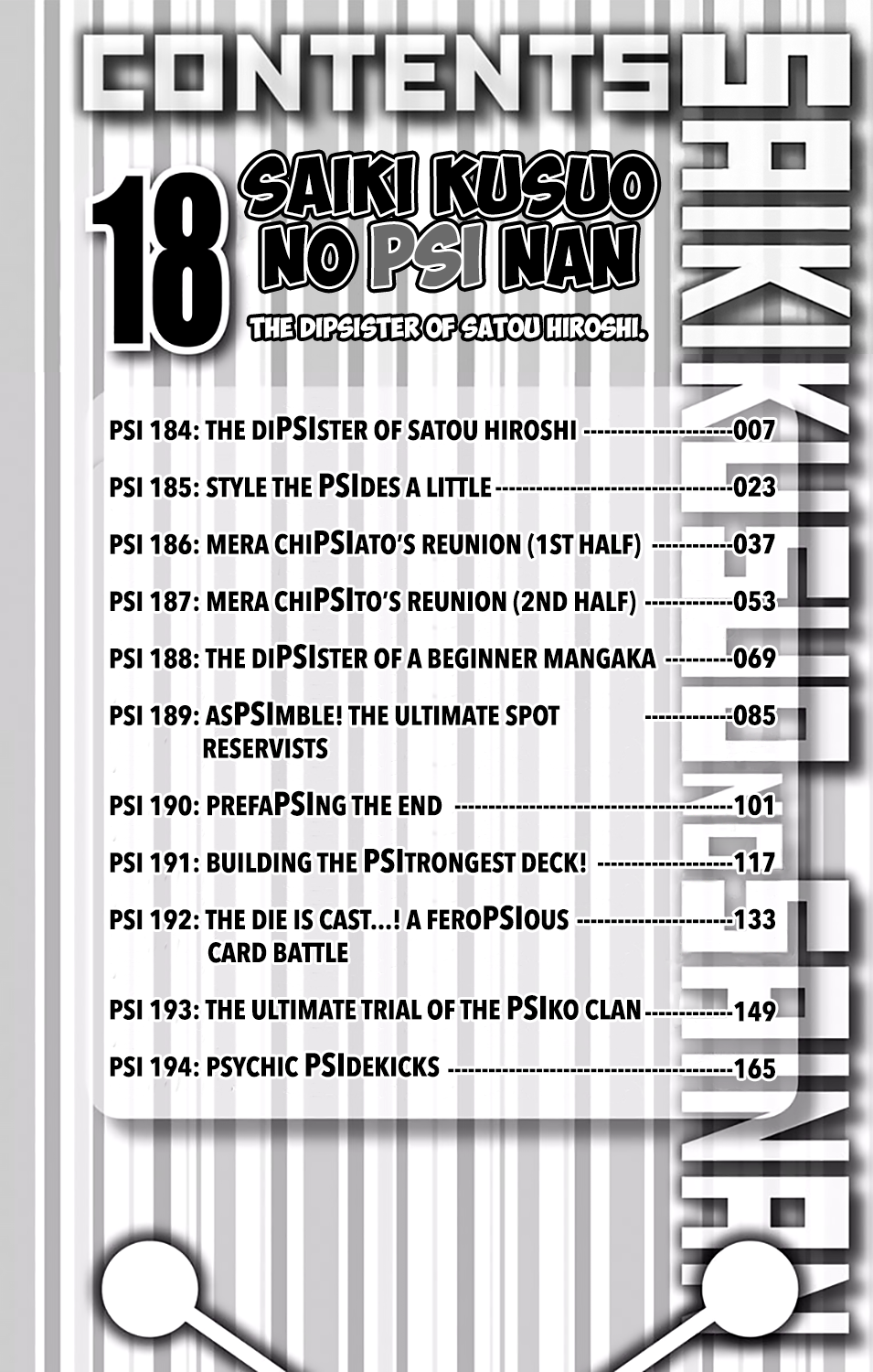 Saiki Kusuo no Sainan Chapter 184 page 8 - Chapter 184: The DiPSIster of Satou Hiroshi