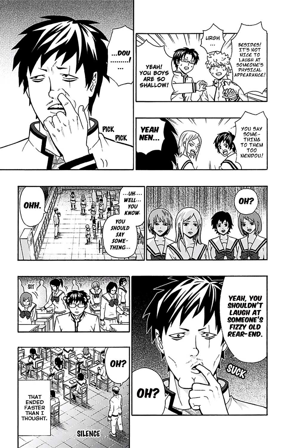 Saiki Kusuo no Sainan Chapter 185 page 14 - Chapter 185: Style the PSIdes a Little