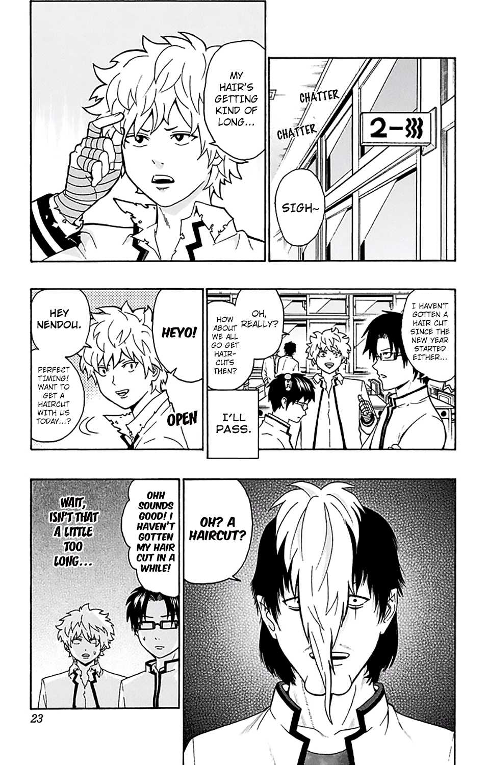 Saiki Kusuo no Sainan Chapter 185 page 2 - Chapter 185: Style the PSIdes a Little