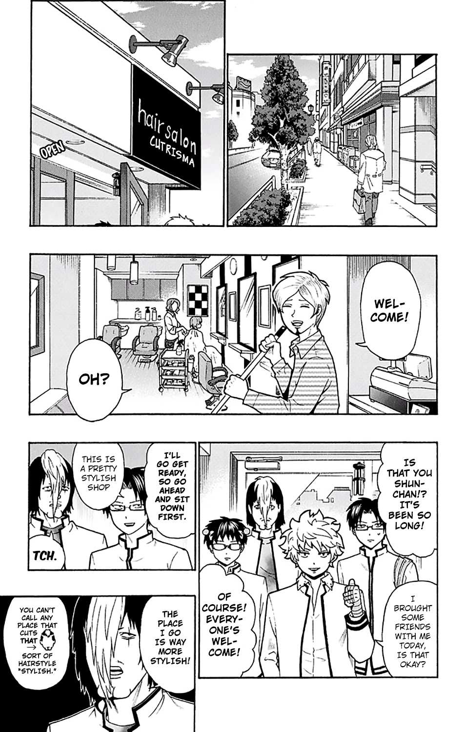 Saiki Kusuo no Sainan Chapter 185 page 4 - Chapter 185: Style the PSIdes a Little