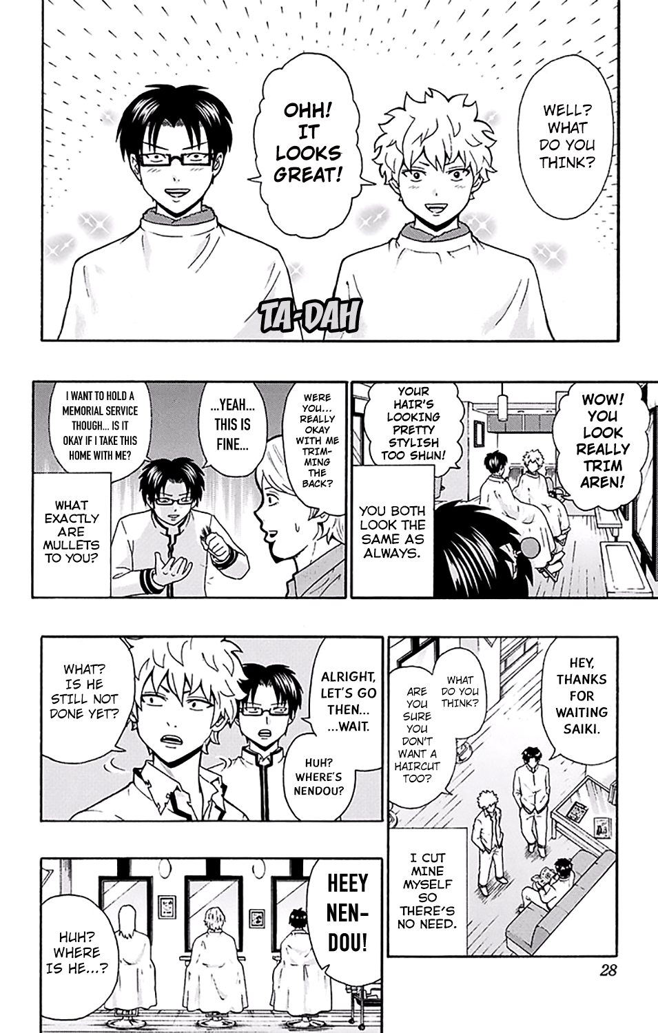 Saiki Kusuo no Sainan Chapter 185 page 7 - Chapter 185: Style the PSIdes a Little