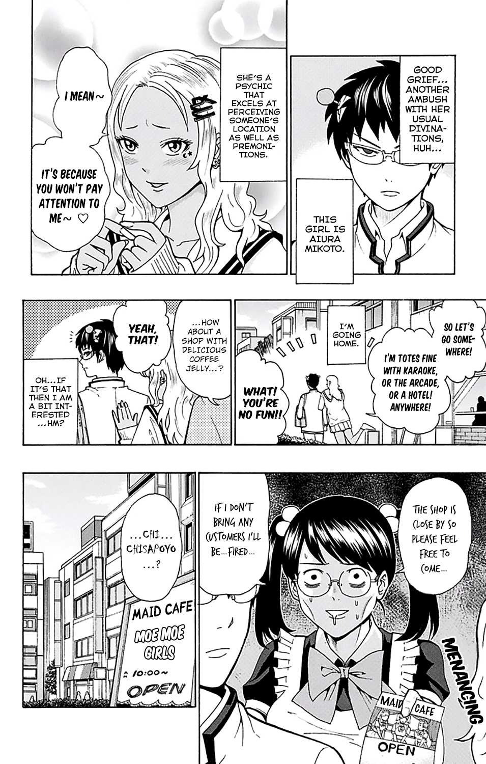 Saiki Kusuo no Sainan Chapter 186 page 3 - Chapter 186: Mera ChiPSIto's Reunion (1st Half)