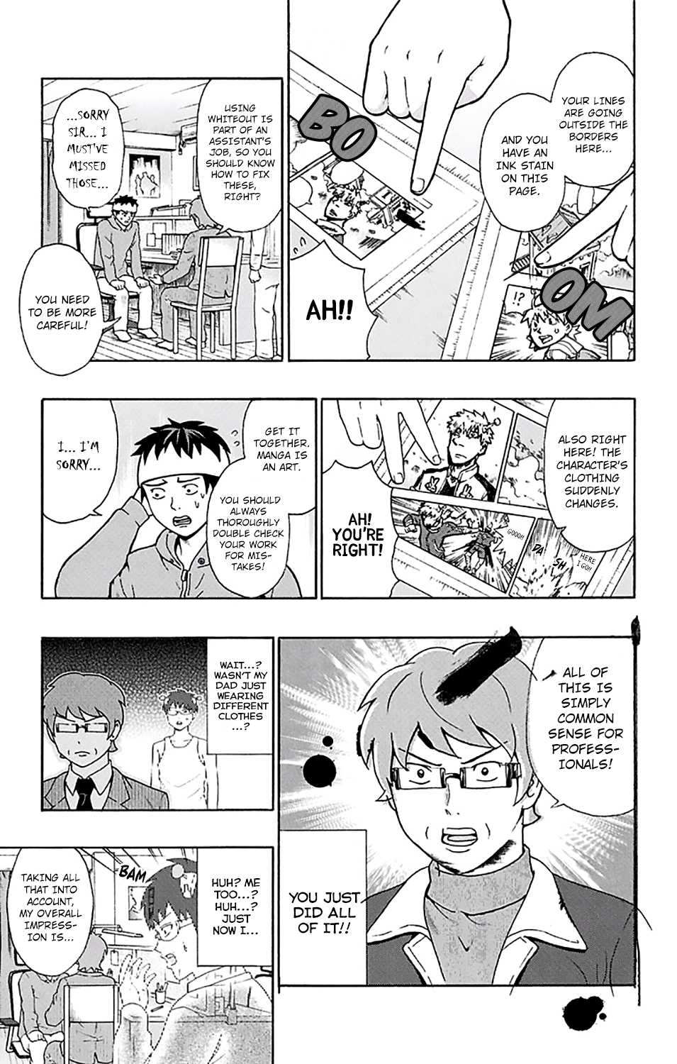 Saiki Kusuo no Sainan Chapter 188 page 12 - Chapter 188: The DiPSIster of a Beginner Mangaka