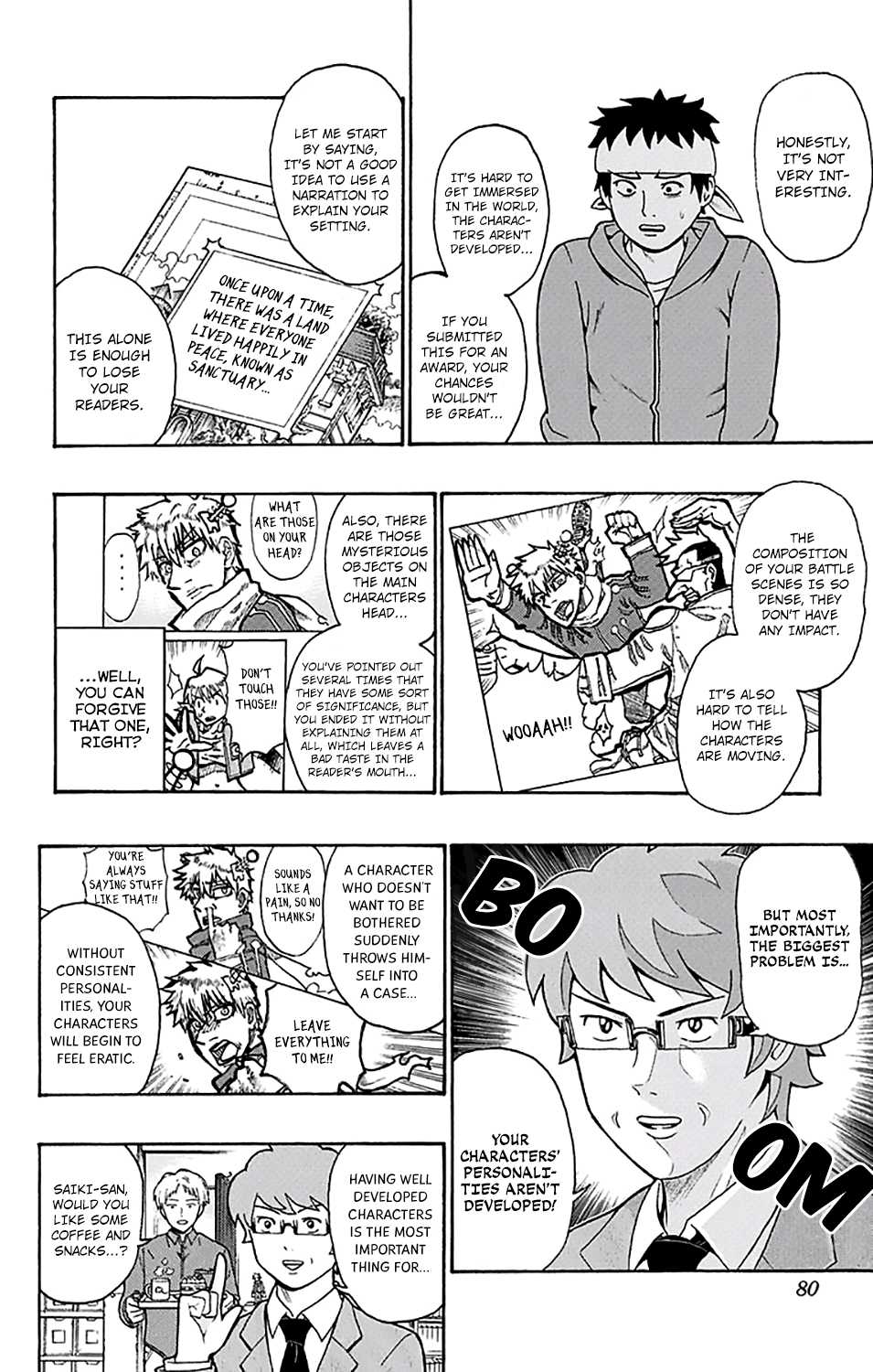 Saiki Kusuo no Sainan Chapter 188 page 13 - Chapter 188: The DiPSIster of a Beginner Mangaka