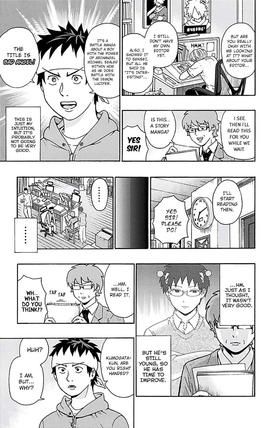 Saiki Kusuo no Sainan Chapter 188 page 8 - Chapter 188: The DiPSIster of a Beginner Mangaka
