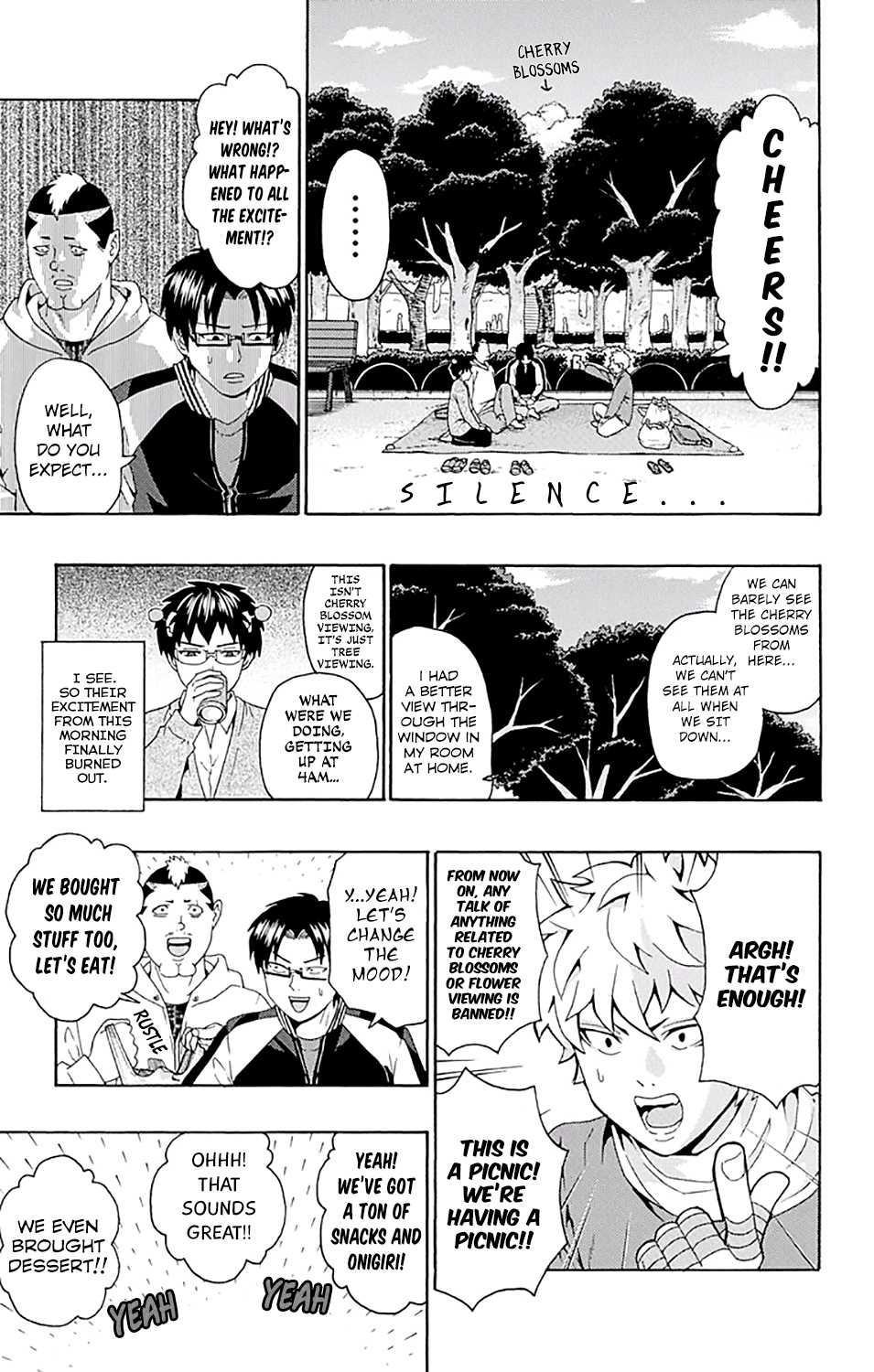Saiki Kusuo no Sainan Chapter 189 page 10 - Chapter 189: AsPSImble! The Ultimate Spot Reservists