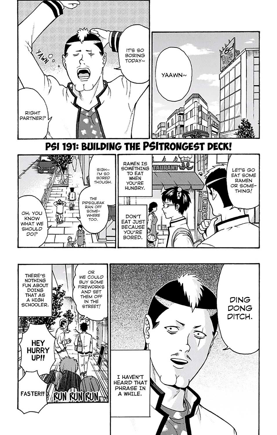 Saiki Kusuo no Sainan Chapter 191 page 2 - Chapter 191: Building the PSItrongest Deck!