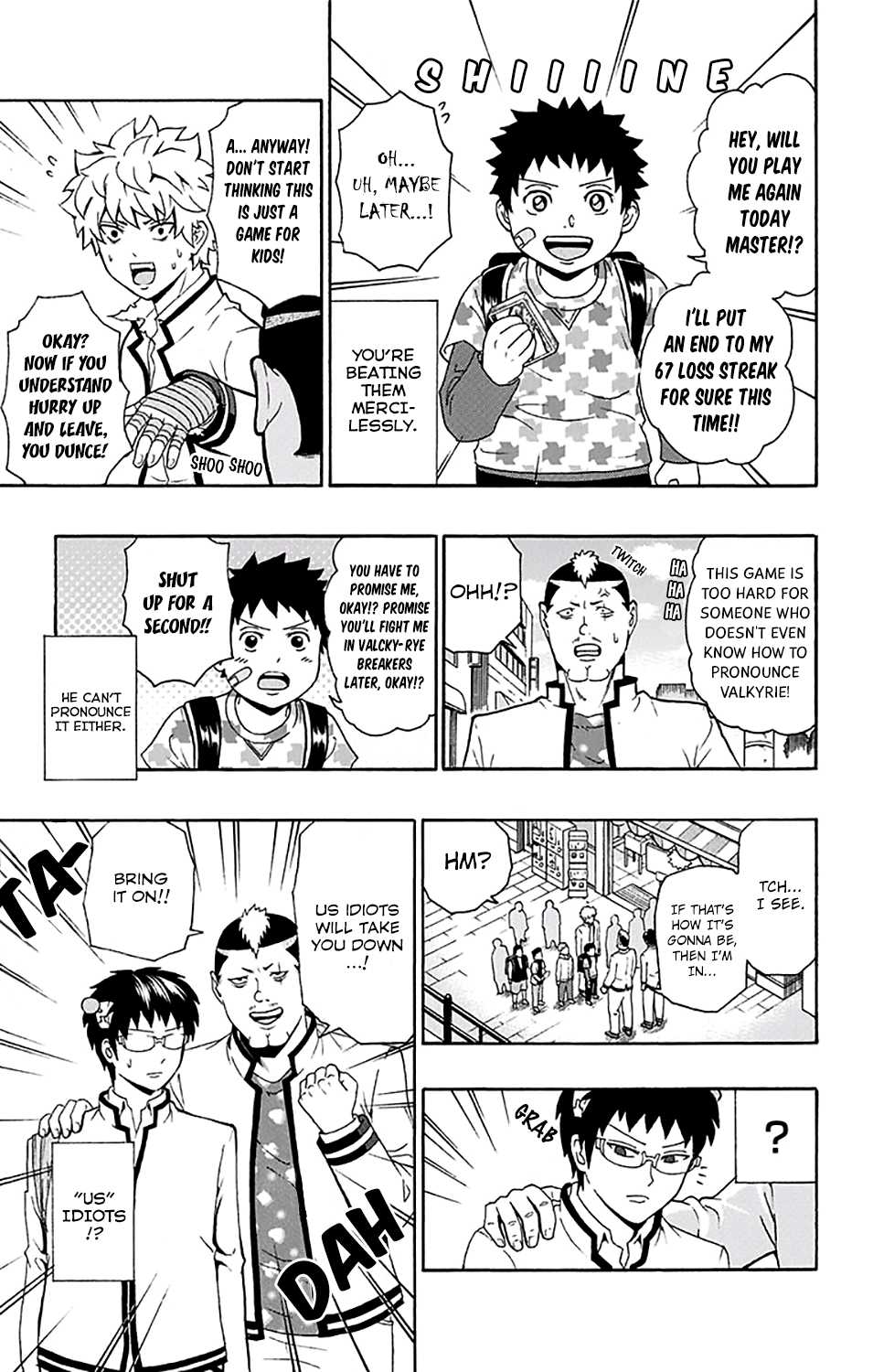Saiki Kusuo no Sainan Chapter 191 page 8 - Chapter 191: Building the PSItrongest Deck!